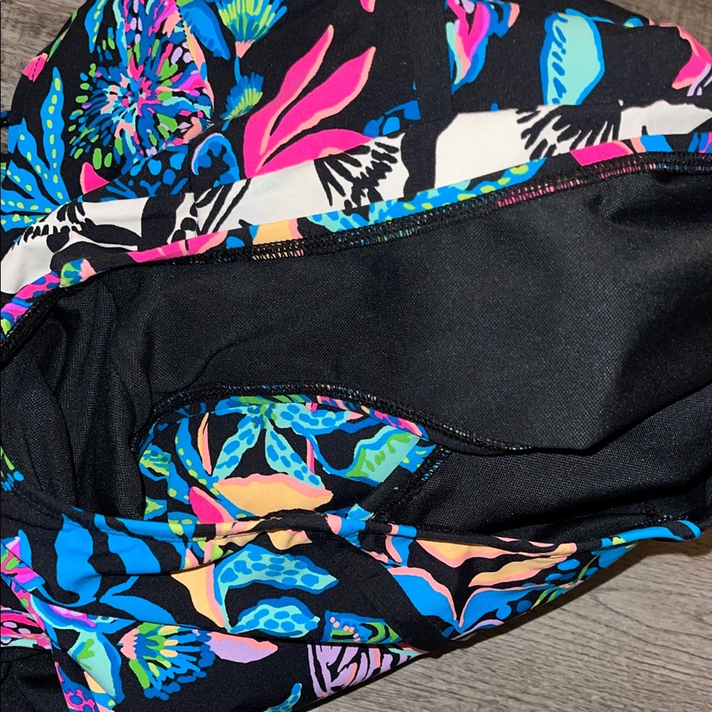 Lilly Pulitzer Palma Onyx Paradise One Piece Swimsuit Size 16 - Picture 7 of 9